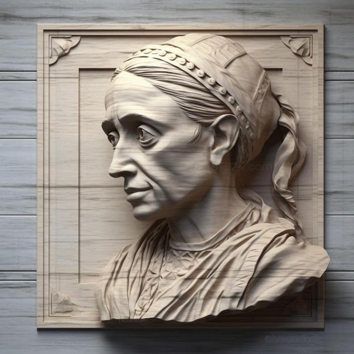 Famous (Mary Shelley 1, 3DFMS_6572) 3D models for cnc
